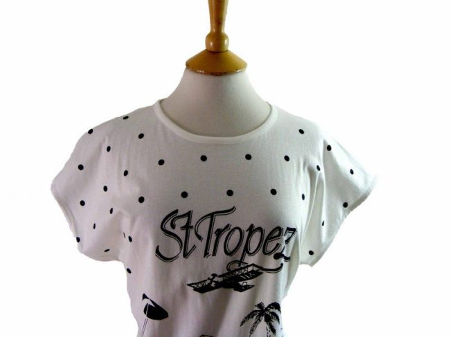 80s St Tropez Polka Dot Top - 16 - Image 2
