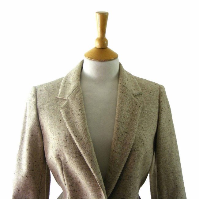 90s Beige Wool Blazer - 10 - Image 2