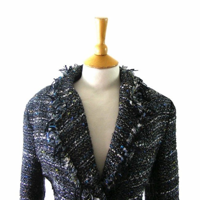 90s Flecked Cropped Jacket - 10 - Image 2