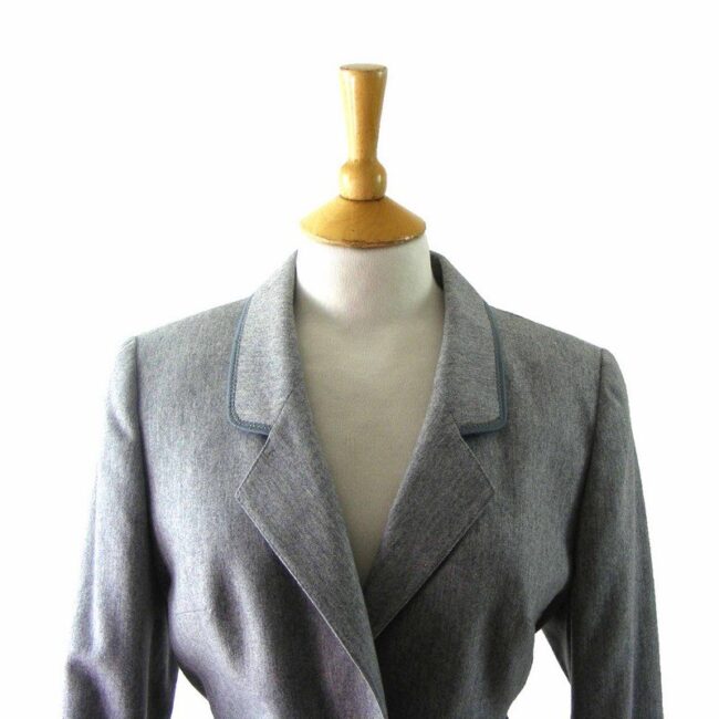 90s Grey Pure Wool Jacket - 12 - Image 2