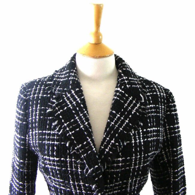 90s Jacket Black With White Check - 10 - Image 2