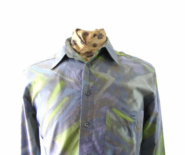 90s Printed Multicolored Shirt - M - Image 2