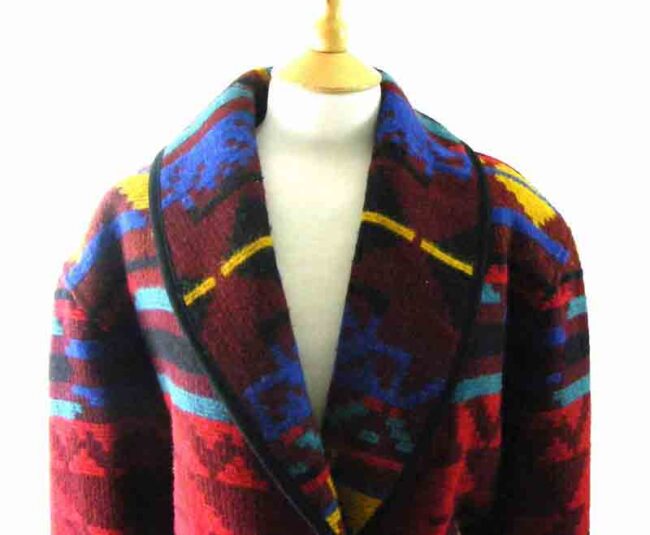 90s Southwestern Ladies Wool Jacket - 16 - Image 2