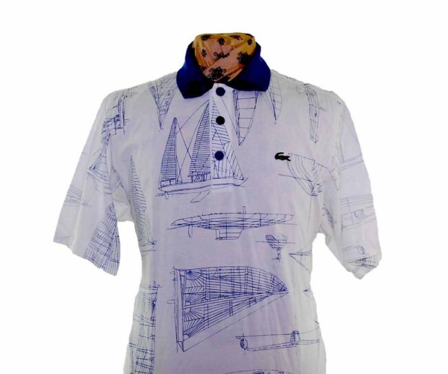 Chemise Lacoste Boat Graphic Polo Shirt - XL - Image 2