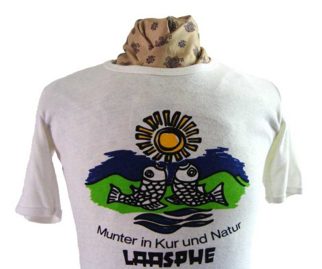 German Language Novelty Print T shirt - S - Image 2
