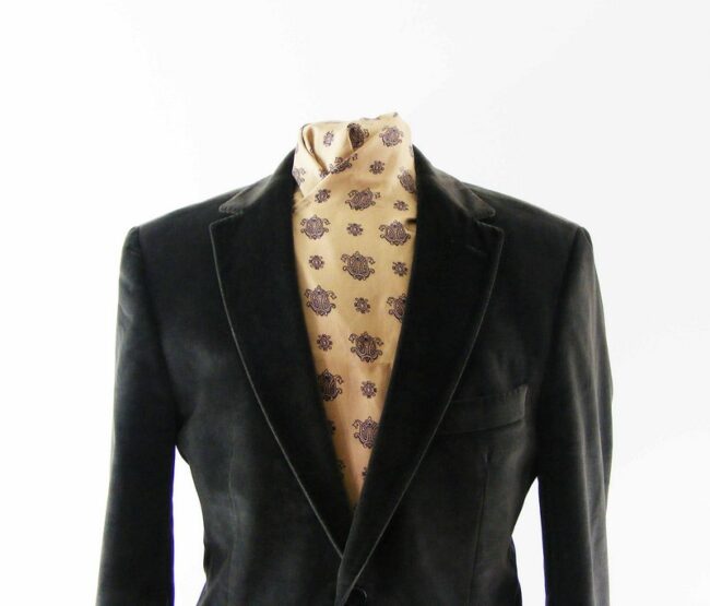 Hugo Boss Grey Velvet Blazer - M - Image 2