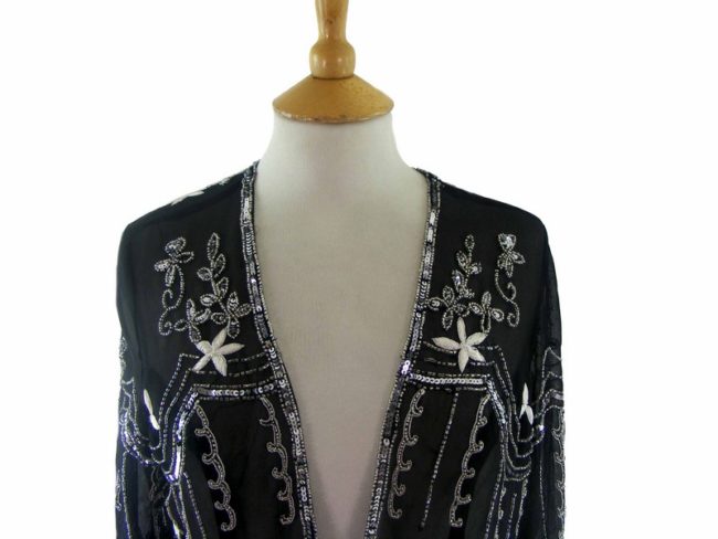 Indian Style Silver Beaded Top - 12 - Image 2
