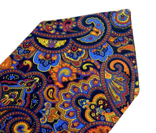 Paisley Print Multicoloured Cravat - Image 2