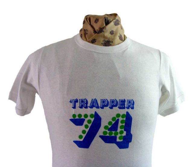 Trapper 74 White Cotton T shirt - S - Image 2