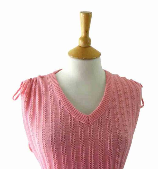 80s Pink Sleeveless Top - 10 - Image 2