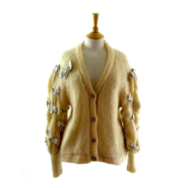 Cream Mohair cardigan
