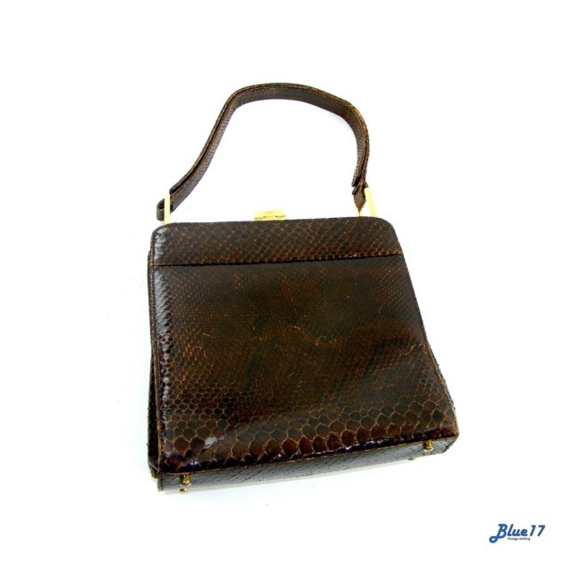 Snakeskin 60s Handbag