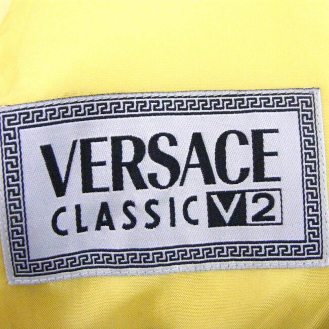 90s Versace Yellow Skirt Suit - 12 - Image 5