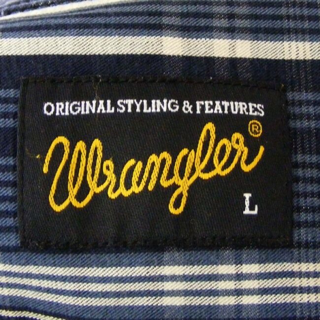 Striped Wrangler Western Shirt - L - Image 3