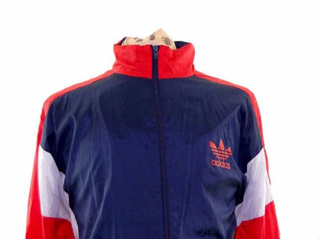 Adidas Red White Blue Shell Suit Jacket - XXL - Image 2