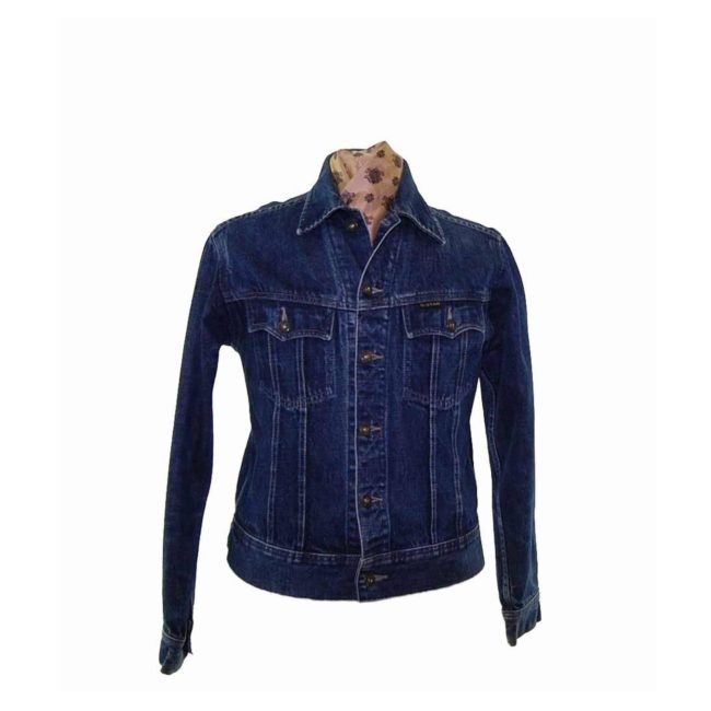 G-Star Dark Blue Stone Washed Denim Jacket - L