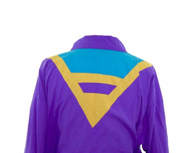 80s Purple Contrast Shell Suit Two Piece - M - Image 4