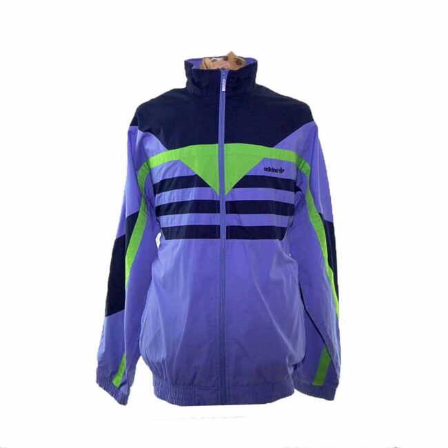 Adidas Lilac Striped Jacket - XXXL