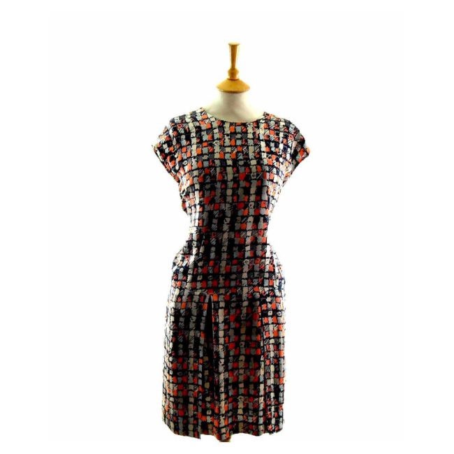 Aquascutum 60s Silk Shift Dress