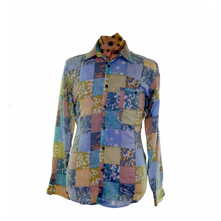 80s Square Patterned Shirt