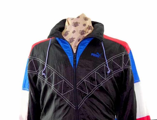 Puma Contrast Stitching Shell Suit Jacket - XL - Image 2