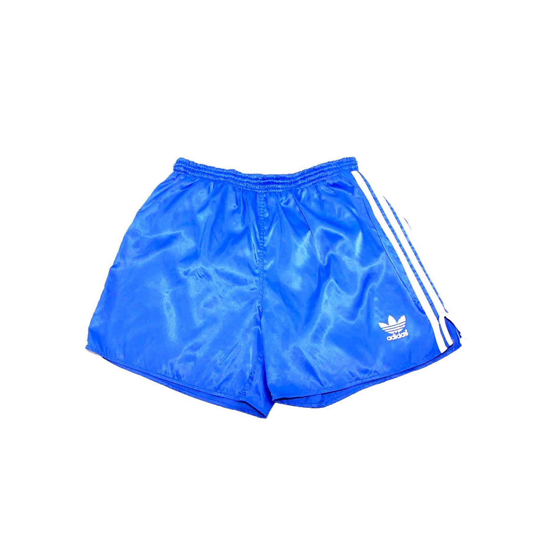Adidas Royal Blue Shell Sport Shorts - Blue 17 Vintage Clothing