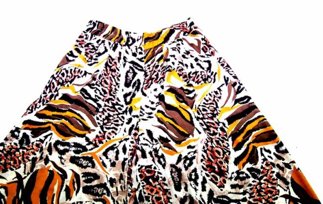 90s Animal Print Cropped Culottes - 16 - Image 2