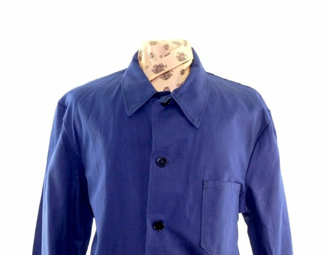 Navy Vintage French Work Jacket - XXL - Image 2