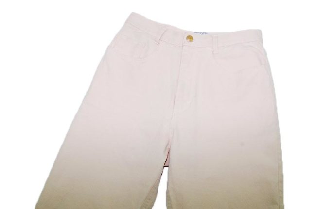 90s Cream Retro High Waisted Jeans - 8 - Image 2