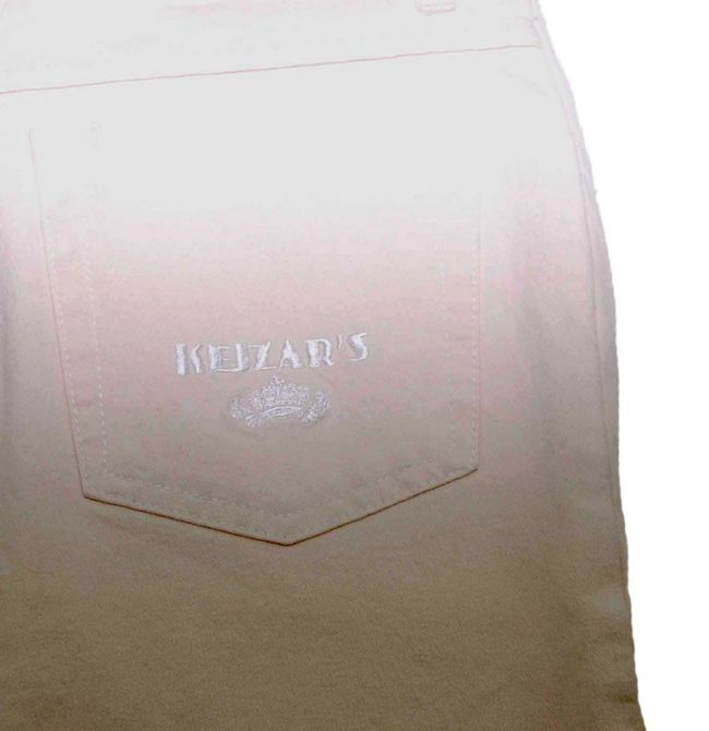 90s Cream Retro High Waisted Jeans - 8 - Image 3