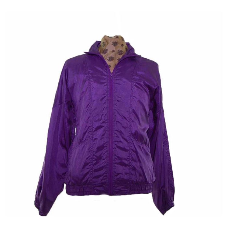 90s Purple Shell Suit Top - L