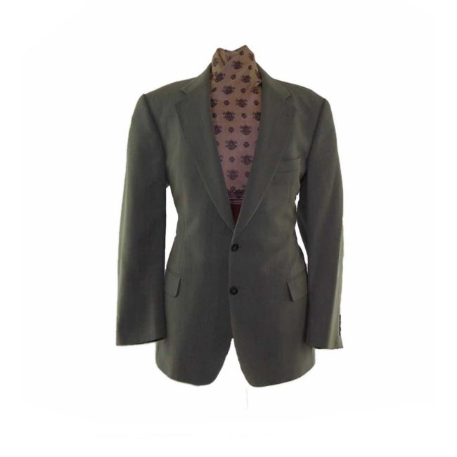 Burberry Blue Checked Grey Blazer - XL