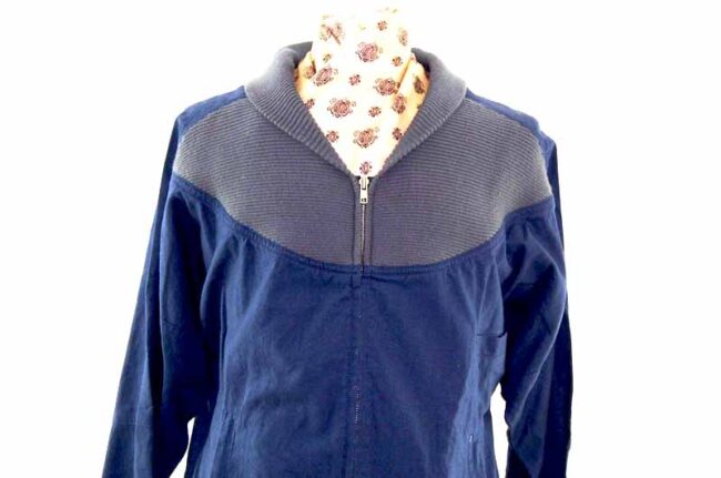 80s Puma Live Navy Bomber Jacket - XL - Image 2