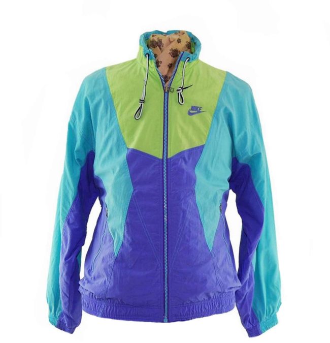 90s Nike Purple Contrast Two Piece Shell Suit - M - Image 2
