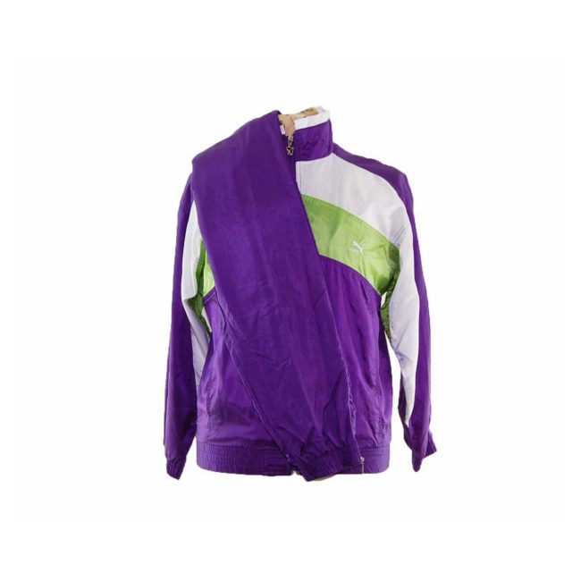 90s Puma Two Piece Purple Shell Suit - XS