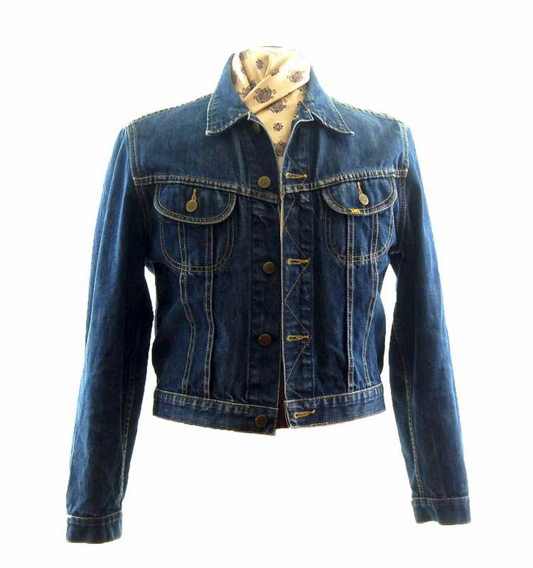 Lee Denim Jacket Vintage - UK S - Blue 