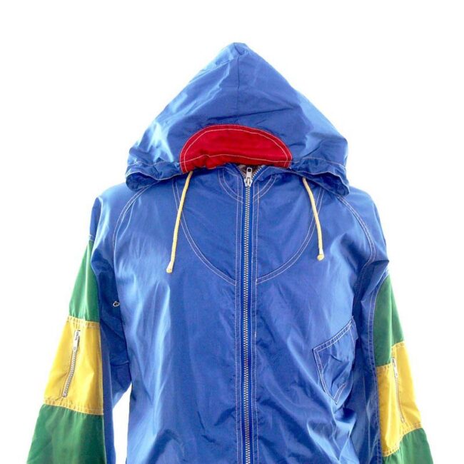 Multicolored Vintage Windbreaker Jacket - UK L - Image 2