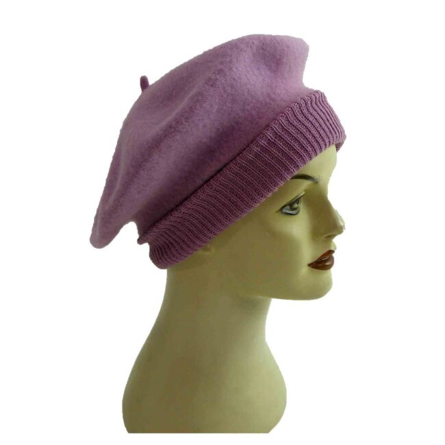 Fuchsia Pink Basque Beret