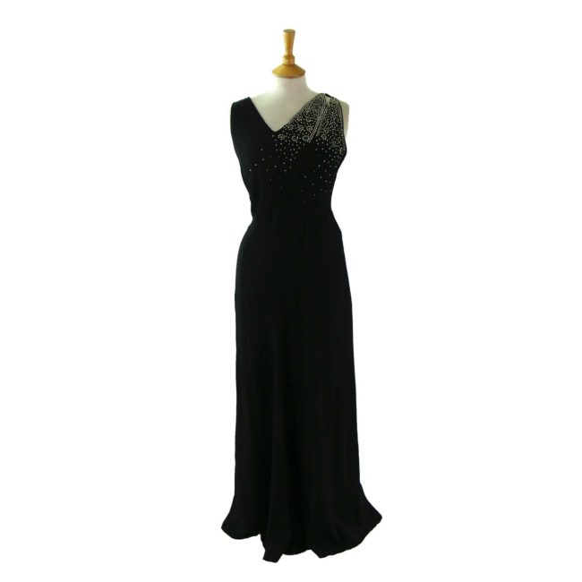Full Length 1940s Evening Dress