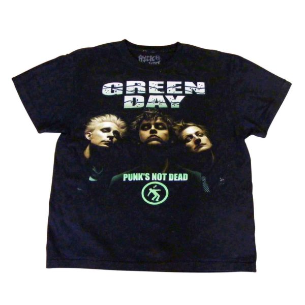 Green Day T shirt XL Blue 17 Vintage Clothing