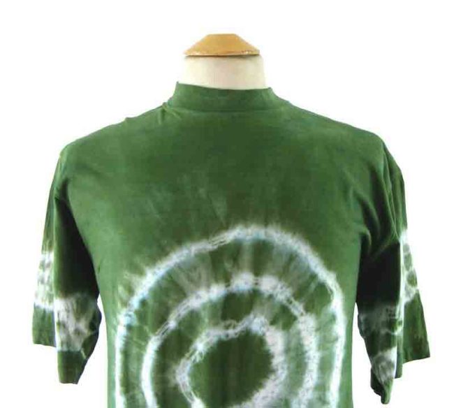 Green Tie Dye T shirt - Image 2