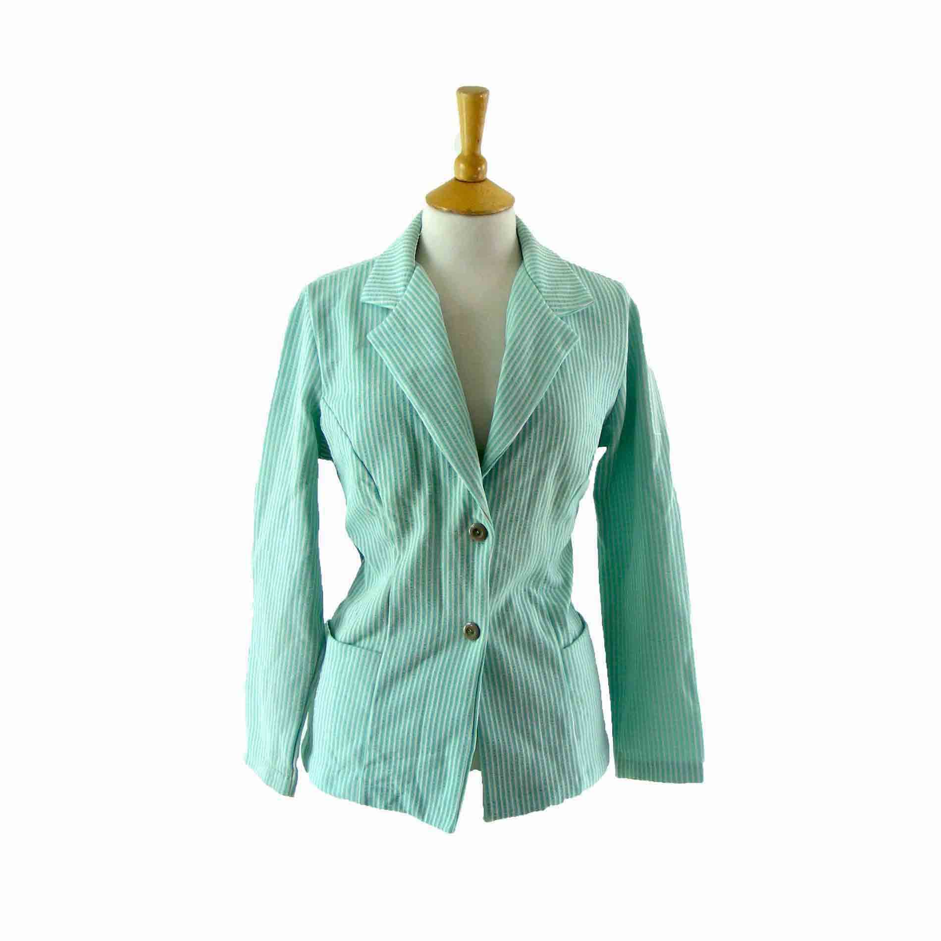 Green 70s blazer