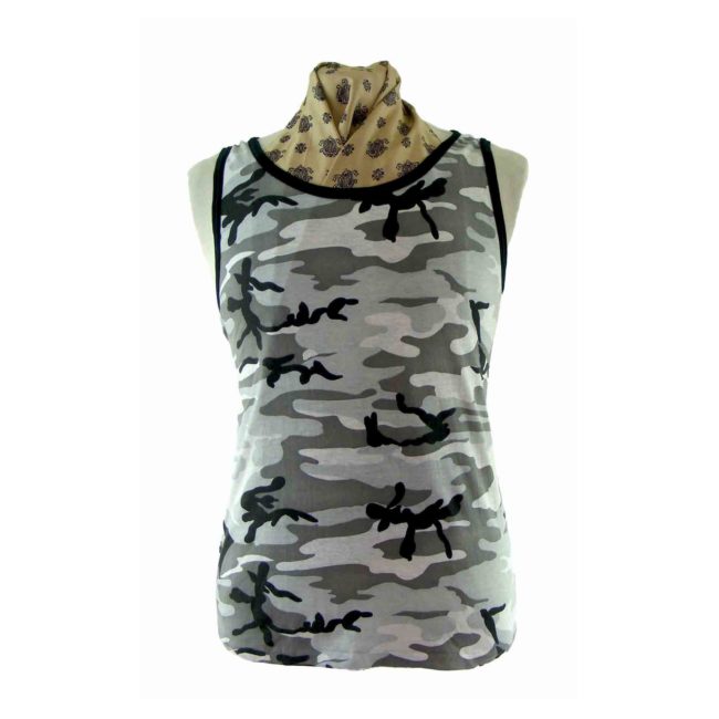 Grey Camouflage Vest