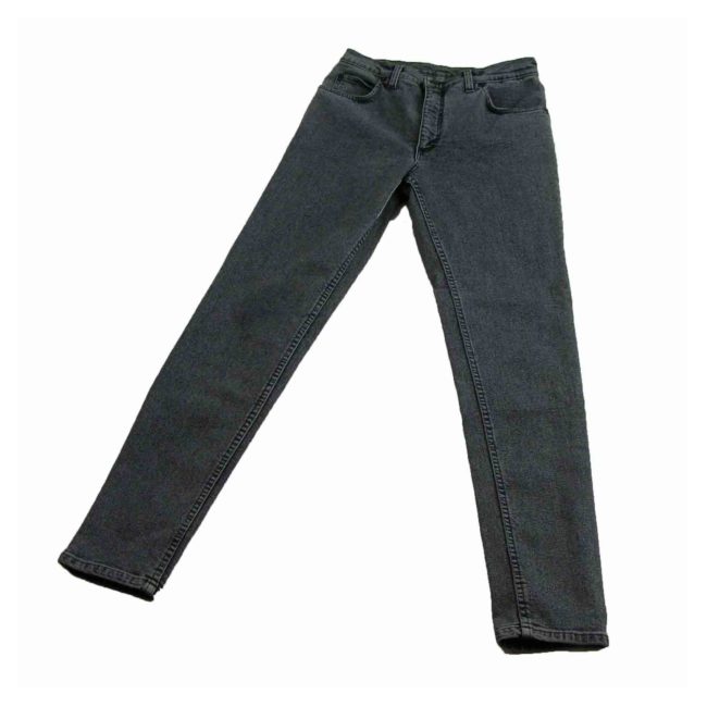Grey High Waist Jeans - W 28