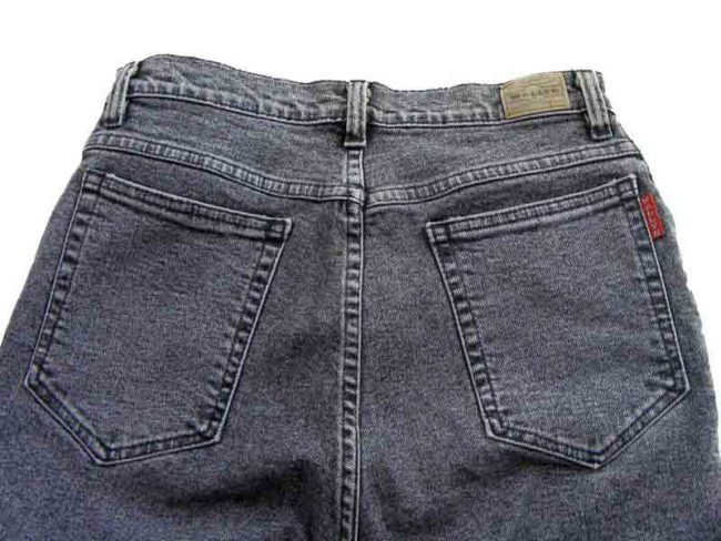 Charcoal High Waist Jeans - Image 2