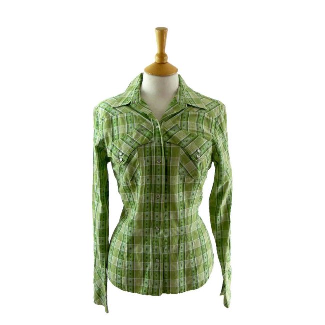 Ladies western Check shirt