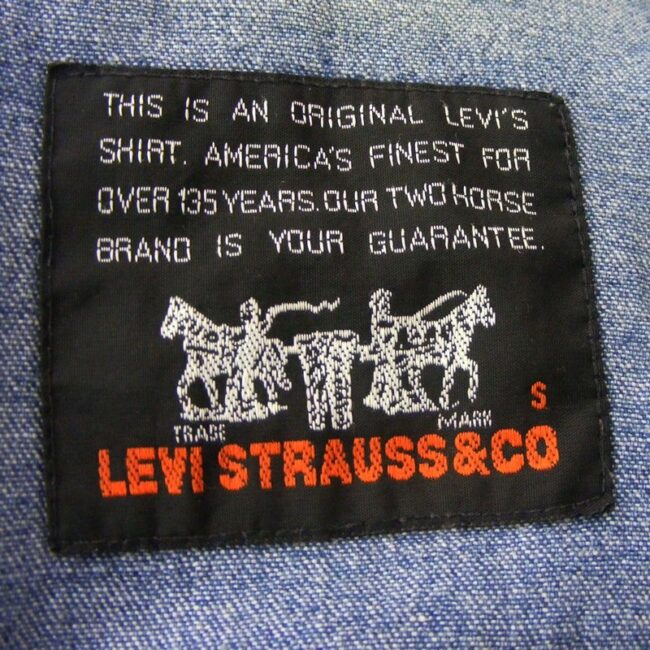 Levis Western Denim Shirt - L - Image 4