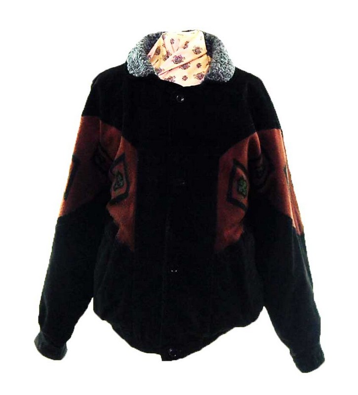 mens aztec wool jacket