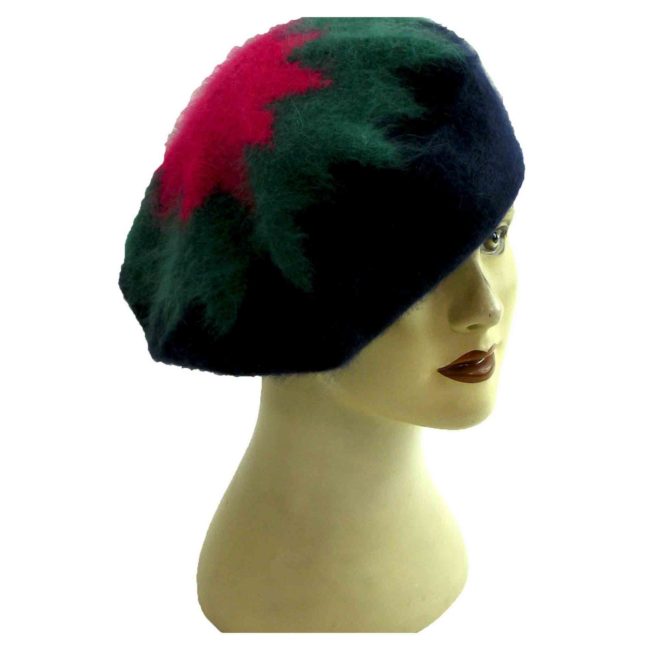 Multicoloured Mohair Beret
