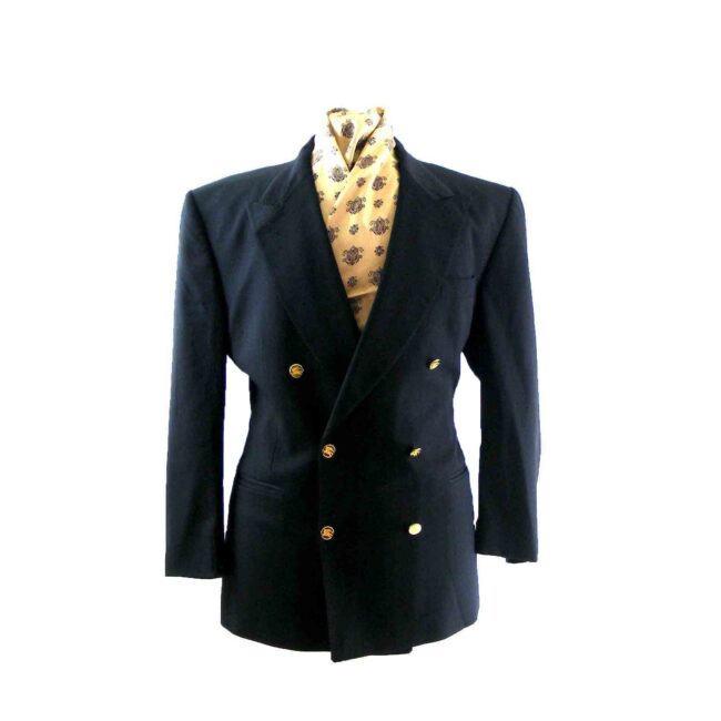 Navy blue burberry jacket